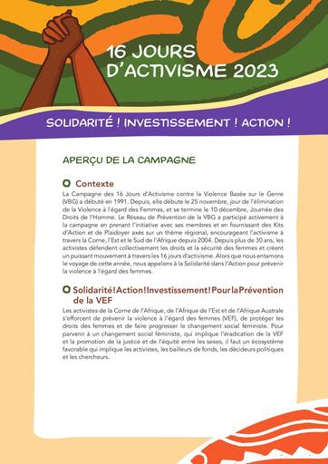 Campaign Overview French